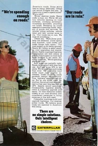 Equipo de tractores Caterpillar 1979 anuncio impreso idea de regalo única (1648) - Imagen 1 de 1