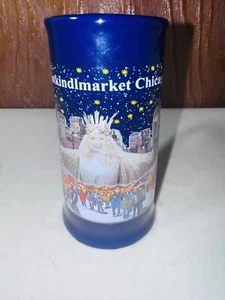 Chicago 2013 Christkindl Market blau groß Becher Weihnachten Christkindlmarket Kakao - Bild 1 von 5