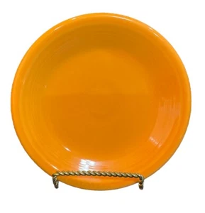 Fiestaware Tangerine Orange Salad Dessert Plate Fiesta 7 1/4” HLC USA 2013 BBBC - Picture 1 of 3