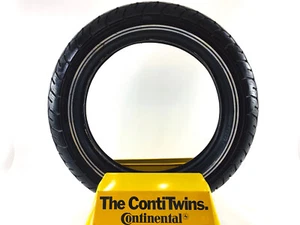 NOS CONTINENTAL 130/90V16 SUPERTWIN WHITEWALL REAR TIRE MADE IN GERMANY - Picture 1 of 6