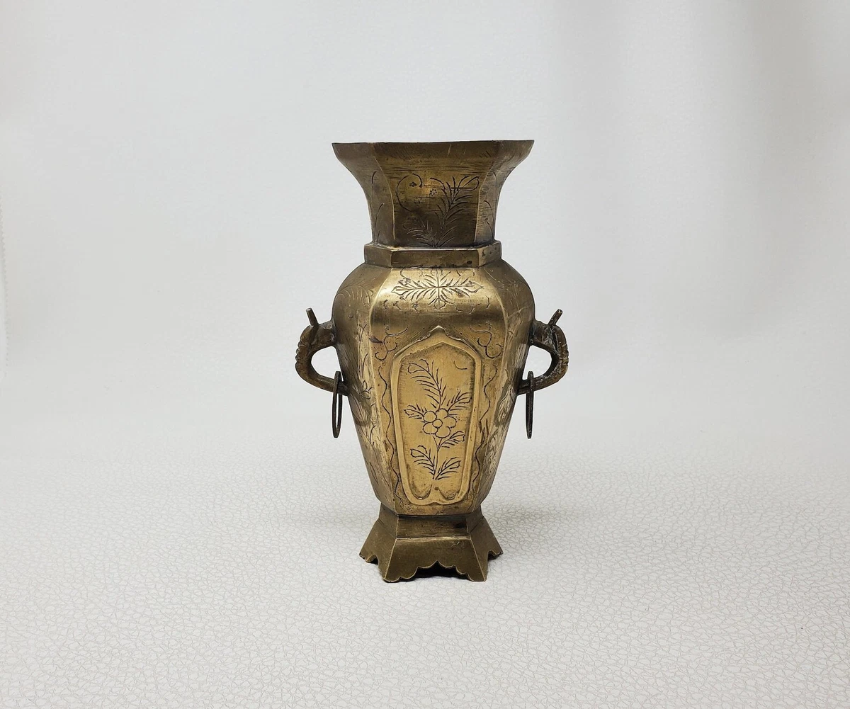 黄铜中国花瓶1900-1940 | eBay