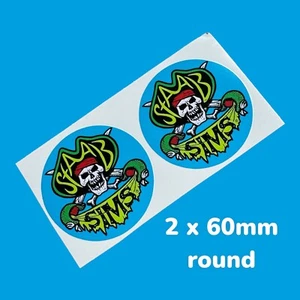 Staab Sims Santa Cruz Sticker Classic Vintage Skateboard Surf Skate Van Uk 70s - Picture 1 of 1