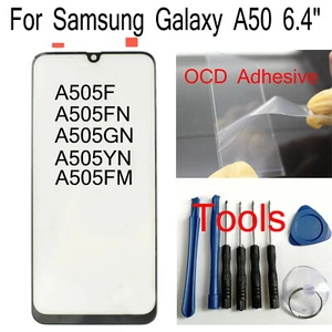 With OCA &tool For Samsung Galaxy A50 6.4" SM-A505 Outer Front Screen Glass Lens - Zdjęcie 1 z 4