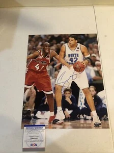 NORTH CAROLINA TAR HEELS- SEAN MAY SIGNED AUTOGRAPH 11x14 PHOTO PICTURE PSA COA - Picture 1 of 6