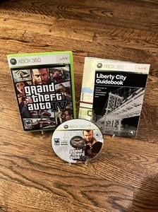 Grand Theft Auto IV Xbox 360 Map Manual CIB Backwards Compatible Series X One - Imagen 1 de 2