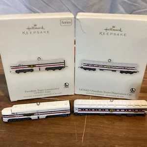 Hallmark Lionel Freedom Train Lokomotive & Aussichtswagen 2-teiliges Set - Bild 1 von 8