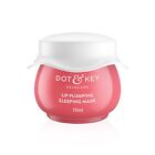 Dot & Key Lip Plumping Sleeping Mask Vitamin C + E | Lip Balm for Women | 15ml