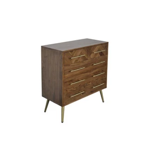 TOULOUSE RUSTIC FRENCH PROVINCIAL CLASSIC OAK 5 DRAWER CHEST OF DRAWERS - Picture 1 of 3