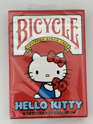 Bicycle Sanrio Hello Kitty 50th Anniversary Playing Cards Japan Limited edition - Image 1 of 4