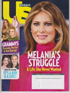 US Weekly February 27, 2017 Melania Trump, The Grammys, George and Amal Clooney - Picture 1 of 1