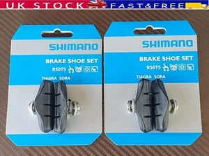 (2 Paar) Shimano R50T5 Bremsschuhe Tiagra Sora Claris Felgenbremsbeläge Rennrad  - Bild 1 von 4