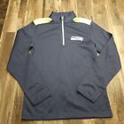 Seahawks Sweater Mens Small Blue Football NFL Sports Long Sleeve Stretch Active