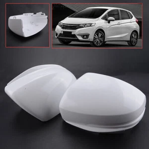 Tapa blanca para espejo retrovisor izquierdo + derecho para Honda Fit/Jazz 2014-2017 2018 - Imagen 1 de 9