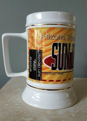 Arizona State Sun Devils 2002 Ceramic Stein Mug 6 1/4" Tall Official Product NEW Cover