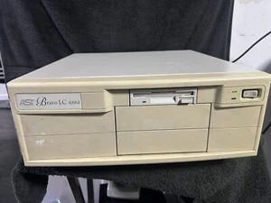 AST Bravo LC 4/66d Desktop Vintage Computer, Hd Included And Ram Powers On - Afbeelding 1 van 8