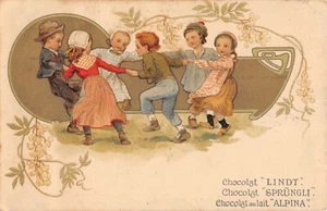 CPA PUBLICITE / CHOCOLAT LINDT / SPRUNGLI / ALPINA - Picture 1 of 1