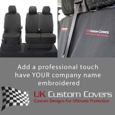 FUNDAS DE ASIENTO DELANTERAS Y BORDADOS VW VOLKSWAGEN CRAFTER VAN (2017 EN ADELANTE) 587 BEM Foto 1 de 4