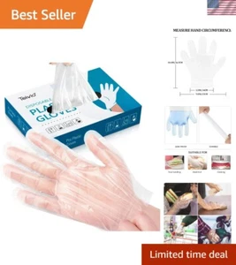 Versatile 1000 Pack Disposable Gloves - Perfect for Cooking & Cleaning Jobs - Picture 1 of 9