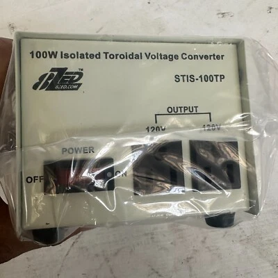 8ZED 100W 240V -120V Step Down Transformer STIS-100TP Toroidal Voltage Converter - Image 1 of 4