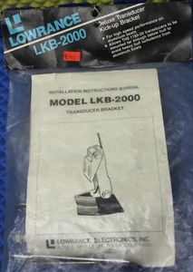 Lowrance Electronics Deluxe Transducer Kick-up Bracket Model LKB-2000 - Picture 1 of 6