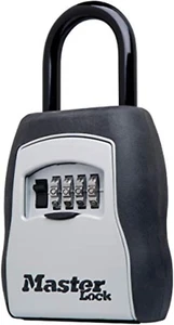 5400DAU Key Safe Portable Keyed Black and Silver 5 Key Capacity - Picture 1 of 10