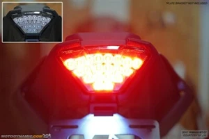 Luz trasera LED de señal integrada secuencial ajuste 18-20 Yamaha MT-07 MT07 TRANSPARENTE - Imagen 1 de 1