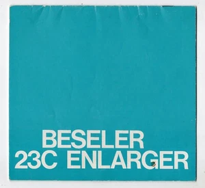 Beseler 23C Ampler Manual de instrucciones genuino en inglés (1978) - Imagen 1 de 7