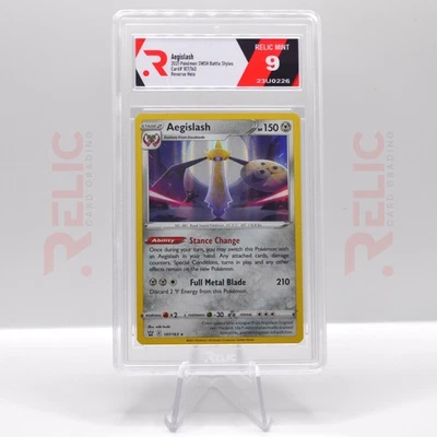 Aegislash 2021 Pokemon SWSH Battle Styles #107/163 - Reverse Holo - Image 1 of 2