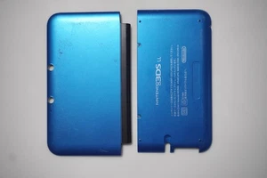 Nintendo 3DS LL Japanese Blue console used OEM Top Bottom panel US Seller - Picture 1 of 4