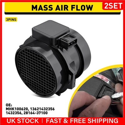 For BMW 5 Series E39 1PCS MAF Sensor Mass Air Flow Meter 95-2004 520i 523i 2PCS - Image 1 of 4