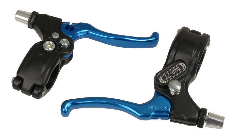 Dia-Compe Tech 77 BLOQUEO BMX Juego de palancas de freno de bicicleta NEGRO AZUL OSCURO Foto 1 de 1