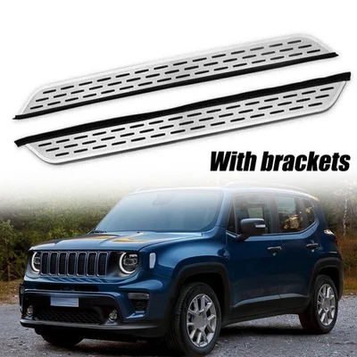 2 piezas estriberas aptas para Jeep Renegade 2015-2026 barras Nerf escalón lateral Foto 1 de 4
