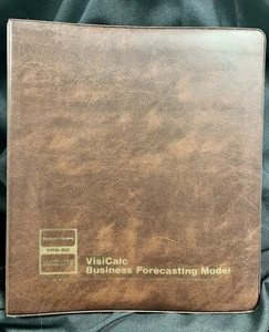 Vintage Radio Shack TRS-80 VisiCalc Business Forecasting Model manuel logiciel - Photo 1/13