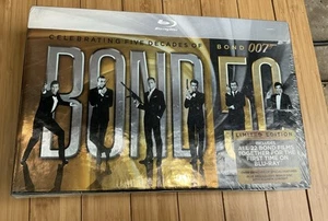 Bond 50 Blu-ray 23-Disc Set mit Skyfall James Bond Sammlung NEU Sealed RAR Buch - Bild 1 von 7