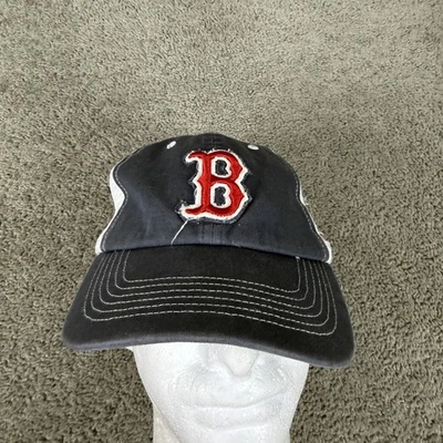 Boston Red Sox Gorra Ajustada Para Hombres Azul Marino Blanco MLB Béisbol Malla Camionero Curvado Foto 1 de 4