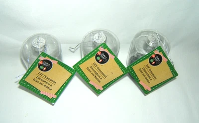 3 tarros "Albañil" rellenables transparentes cuadrados para artesanos adornos hágalo usted mismo 4" plástico navideño Foto 1 de 4