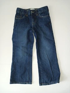 Childrens Place Girls Size 4 Bootcut Adjustable Waist Dark Wash Denim Jeans - Picture 1 of 5