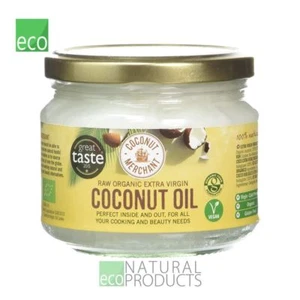 Coconut Merchant Raw Organic Extra Virgin Coconut Oil 300ml - Picture 1 of 2