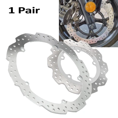 Front Rear Wheel Disc Brake Rotor For HONDA NC 700 750 S/X/DCT NC700D CTX700N - Image 1 of 4