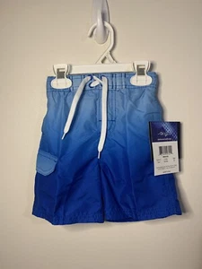 Kanu Surf Boys' Line Up Quick Dry UPF 50+ Beach Swim Trunk, Mirage Royal, 3T - Picture 1 of 7