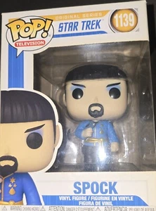 Star Trek The Original Series Specchio Spock POP Figura Giocattolo #1139 FUNKO NUOVO CON SCATOLA - Foto 1 di 1