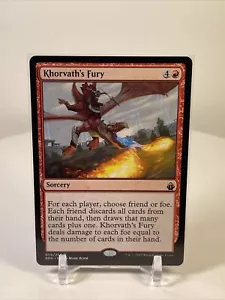 Magic Gathering-MTG-Khorvath's Fury-Battlebond-CONFEZIONE FRESCA-NON FOIL - Foto 1 di 5