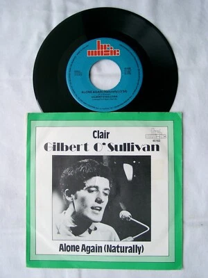 GILBERT O'SULLIVAN - Clair / Alone Again (Naturally) 7" - 1985 Dutch Pic Issue - Image 1 of 2