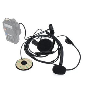 Motorcycle Helmet Headset Earpiece Mic For Baofeng UV-5R KENWOOD TYT H777 Radios - Picture 1 of 10