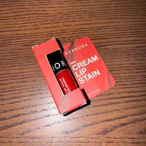 Sephora Cream Lip Stain Rogue Veloute Mini Sample, Always Red, 0.03 Fl Oz/1 mL - Picture 1 of 2