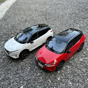 1:18 NISSAN QASHQAI 2023 SUV Diecast Model Car White / Red Toys Gifts Display - Foto 1 di 18
