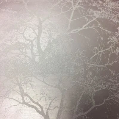 Holden Whispering Trees Wallpaper Grey Off White Glitter Textured Sparkle Forest - image 1 of 4