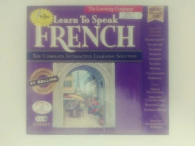 The Learning Company Learn to Speak French 7.0 3 Discs w Microphone - Image 1 of 4