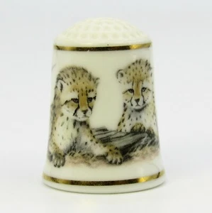 FRANKLIN PORZELLAN FINGERFINGERHUT BABYTIERE DER WELT SERIE, - Bild 1 von 5