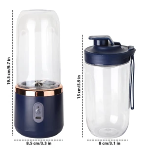 400+400ML STANDMIXER SMOOTHIE MAKER ZERKLEINERER MULTIFUNKTION MIXER MILCHSHAKER - Bild 1 von 14